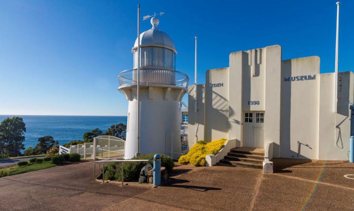 An exterior view of the Killer Whale Museum in Eden